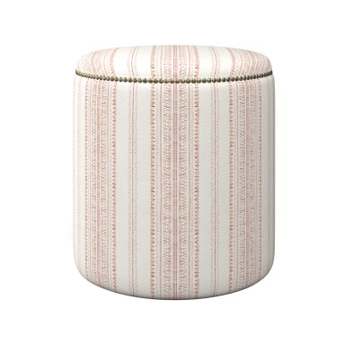 Malpaso Footstool Bodo Stripe Ginger