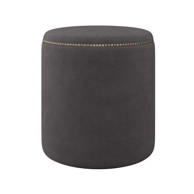 Malpaso Footstool Cosmos Charcoal