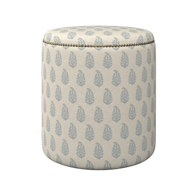 Malpaso Footstool Indira Chambray