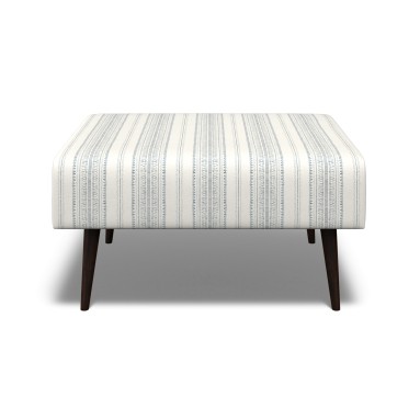 Ombu Footstool Bodo Stripe Ink