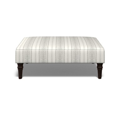 Savannah Footstool Bodo Stripe Charcoal