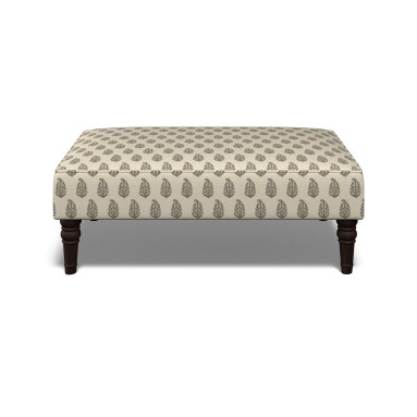 Savannah Footstool Indira Charcoal