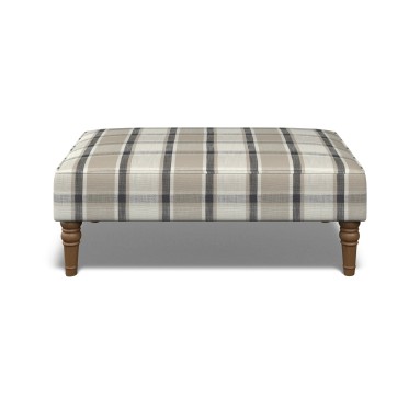 Savannah Footstool Oba Charcoal