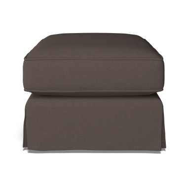 Vermont Loose Cover Small Stool Shani Espresso