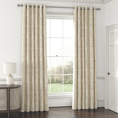 Namatha Ash Eyelet Lined Ready Made Curtains