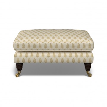 Bliss Footstool Indira Ochre