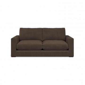 furniture cloud medium sofa cosmos espresso plain front