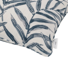 Ki Indigo Printed Cotton Cushion 43cm x 43cm