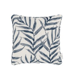 Ki Indigo Printed Cotton Cushion 43cm x 43cm