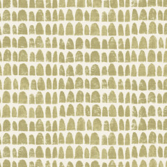 Babouches Moss Printed Cotton Fabric