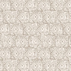 Fabric Ellora Taupe Print Flat