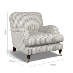 furniture bliss chair fayola smoke weave dimension