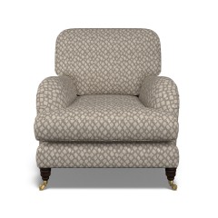 furniture bliss chair nia taupe weave front