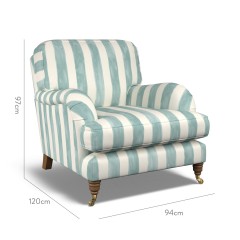 furniture bliss chair tassa grande surf print dimension