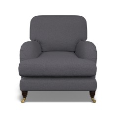 furniture bliss chair viera indigo plain front