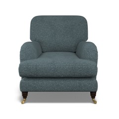 furniture bliss chair yana teal weave front