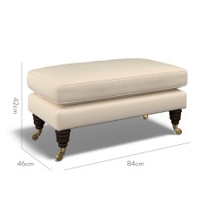 furniture bliss footstool cosmos parchment plain dimension