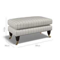 furniture bliss footstool fayola smoke weave dimension