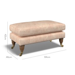 furniture bliss footstool namatha rose print dimension