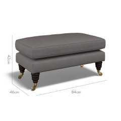 furniture bliss footstool shani granite plain dimension