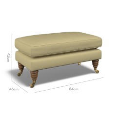 furniture bliss footstool shani moss plain dimension