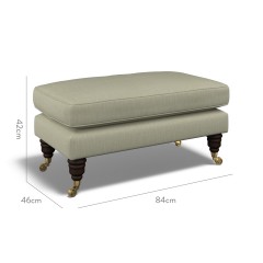 furniture bliss footstool zuri eucalyptus plain dimension