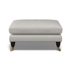 furniture bliss footstool zuri flint plain front