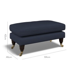 furniture bliss footstool zuri ink plain dimension