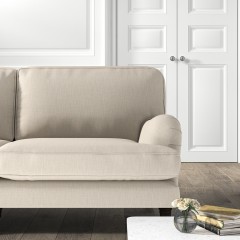 furniture bliss medium sofa zuri sand plain lifestyle