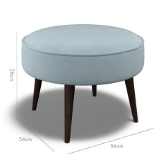 furniture brancaster footstool cosmos sea glass plain dimension