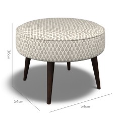 furniture brancaster footstool folia espresso print dimension