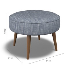 furniture brancaster footstool kalinda denim plain dimension