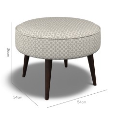 furniture brancaster footstool sabra smoke weave dimension