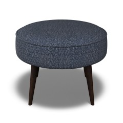 Brancaster Footstool Safara Indigo