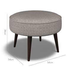 furniture brancaster footstool safara smoke weave dimension