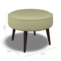 furniture brancaster footstool shani olive plain dimension