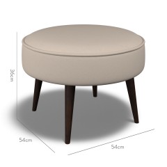 furniture brancaster footstool shani pebble plain dimension