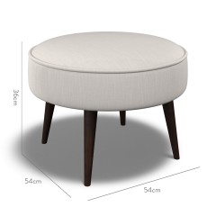 furniture brancaster footstool zuri ash plain dimension