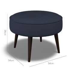 furniture brancaster footstool zuri ink plain dimension