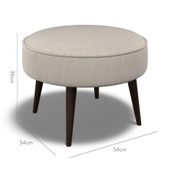 furniture brancaster footstool zuri stone plain dimension