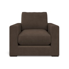 furniture cloud chair cosmos espresso plain front