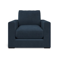 furniture cloud chair cosmos indigo plain front