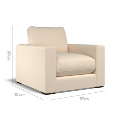 furniture cloud chair cosmos parchment plain dimension