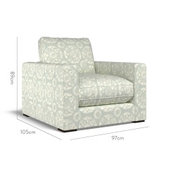 furniture cloud chair nubra mineral print dimension