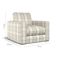 furniture cloud chair oba sage weave dimension