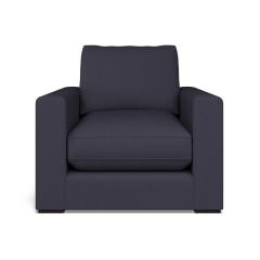 furniture cloud chair shani indigo plain front