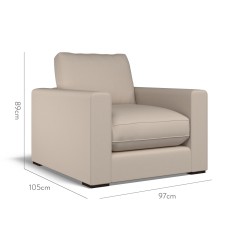 furniture cloud chair shani pebble plain dimension