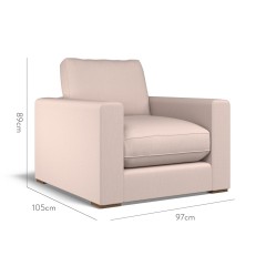 furniture cloud chair zuri shell plain dimension