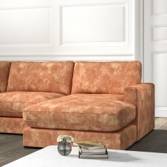 Cloud Chaise Sofa Namatha Rust