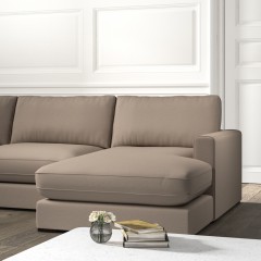 Cloud Chaise Sofa Shani Taupe